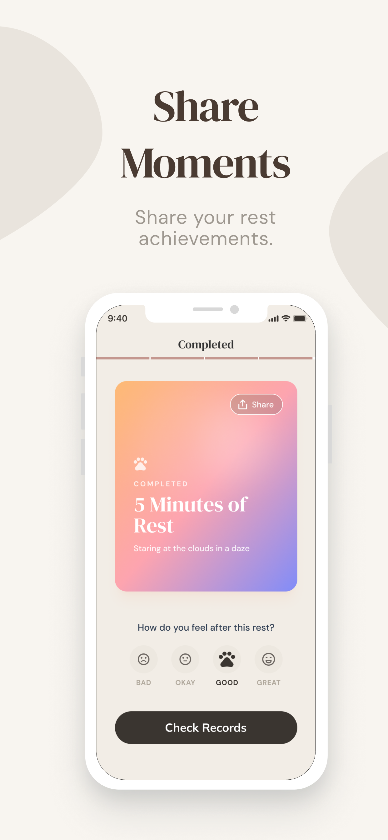 Share Moments